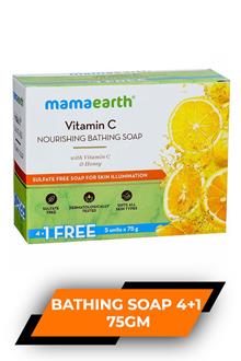 Mamaearth Vitamin C Bathing Soap 4+1 75gm